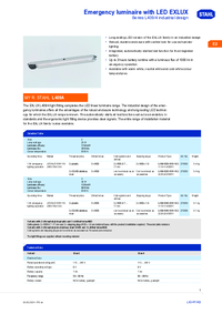 Thumbnail of document Product overview emergency luminaire with led exlux l409 4 en gb rstahl 19965